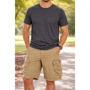 UNIONBAY Cargo Shorts Size 32 Khaki Tan